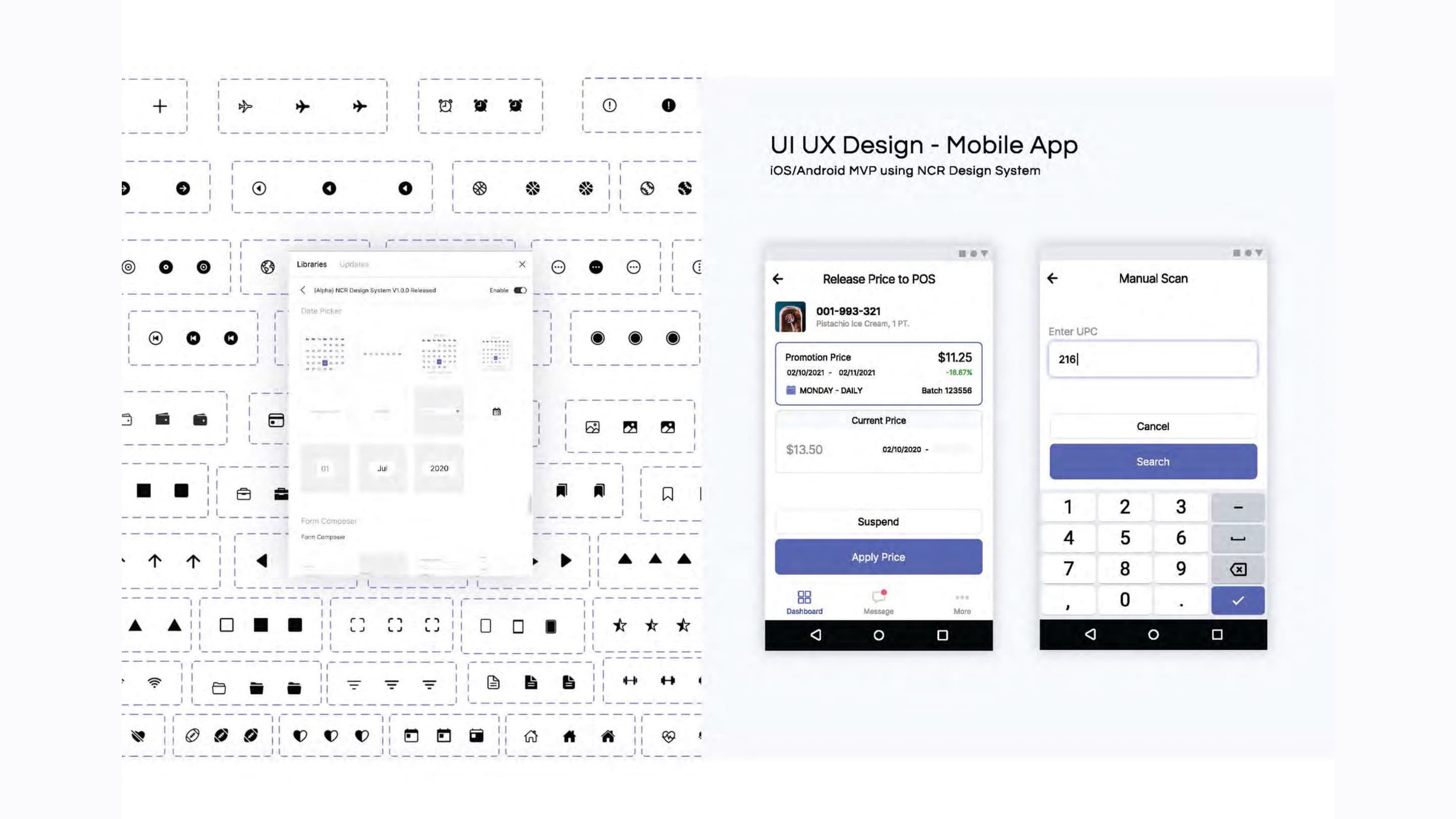NCR Design System + Mobile MVP
