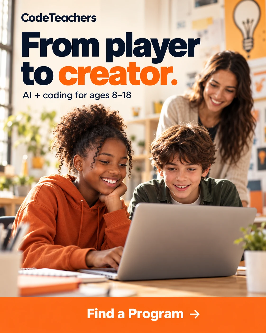 CodeTeachers campaign: From player to creator